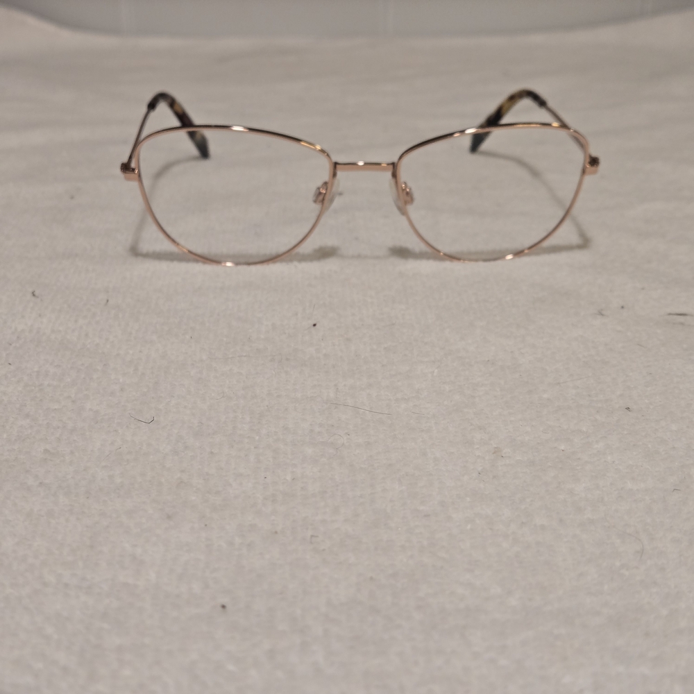 ​Warby Parker Georgia Eyeglasses - Rose Gold Cat-Eye 54-19-140